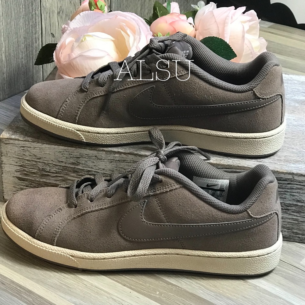 Nike Court Royal Suede Brown Cream W AUTHENTIC - Picture 6 of 8
